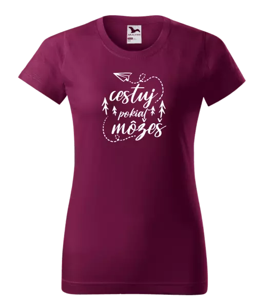 Dámske tričko Cestuj pokiaľ môžeš