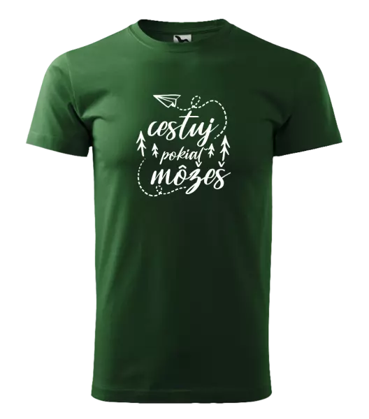 Pánske tričko Cestuj pokiaľ môžeš