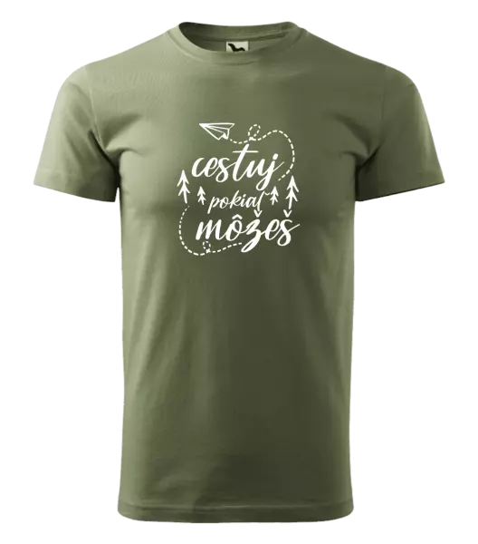 Pánske tričko Cestuj pokiaľ môžeš