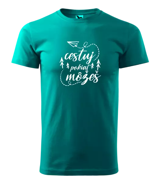 Pánske tričko Cestuj pokiaľ môžeš