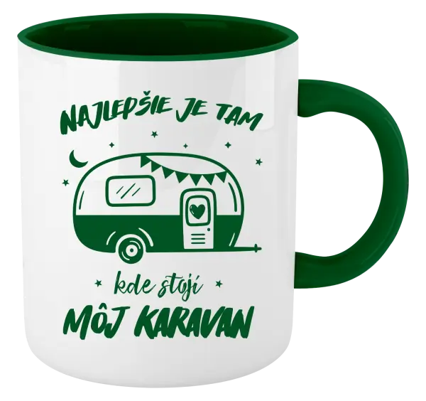 Hrnček  Najlepšie je tam kde stojí môj karavan