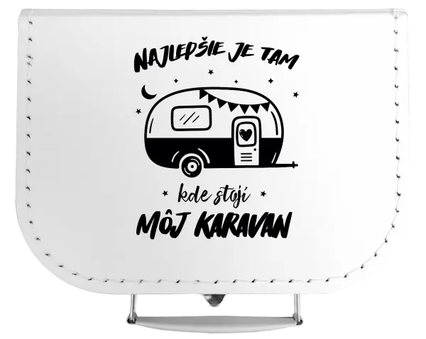 Kufrík Najlepšie je tam kde stojí môj karavan