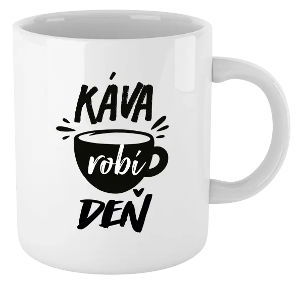 Hrnček Káva robí deň