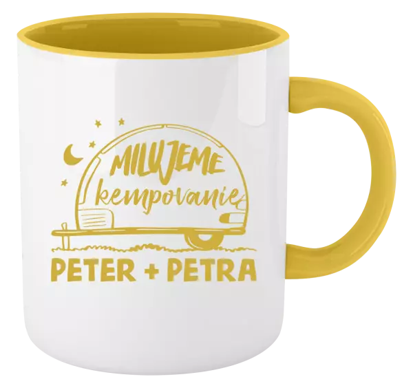 Hrnček  Milujeme kempovanie