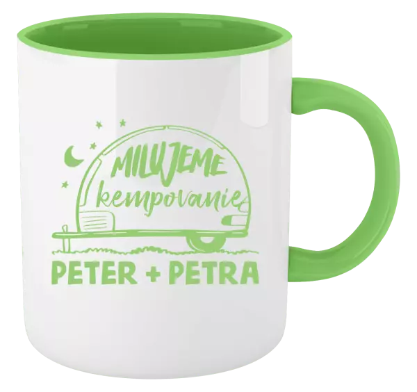 Hrnček  Milujeme kempovanie