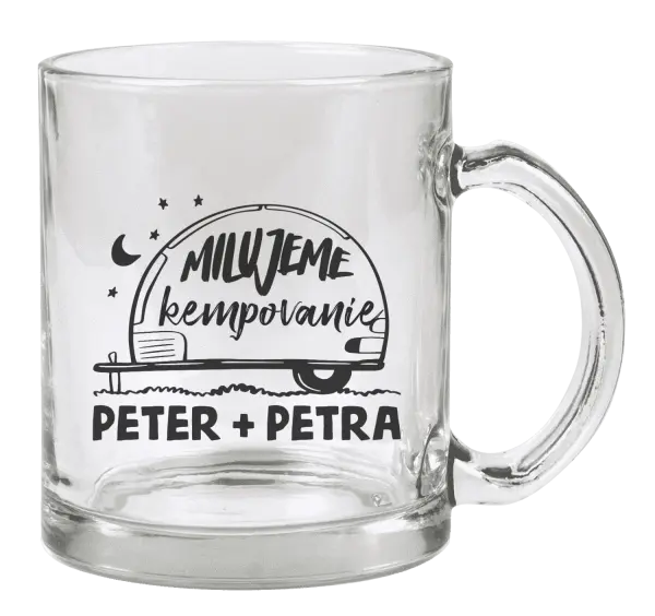 Hrnček Milujeme kempovanie