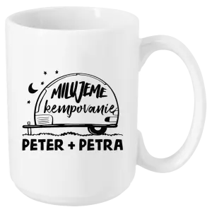 Hrnček Milujeme kempovanie