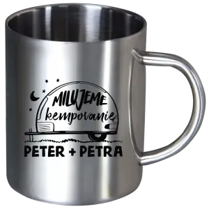 Nerezový hrnček Milujeme kempovanie