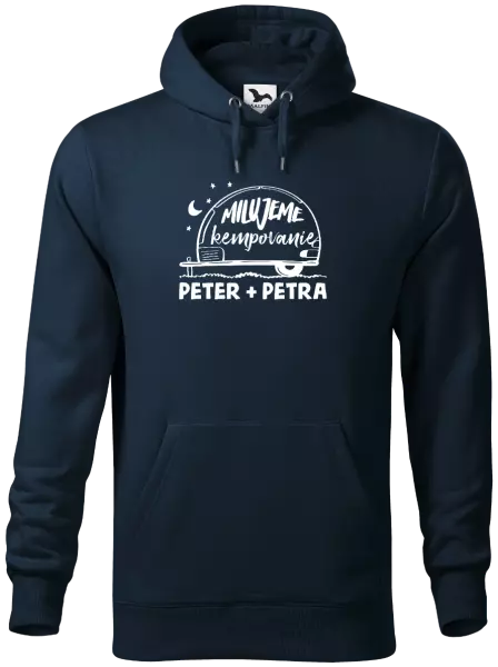 Pánska mikina Milujeme kempovanie