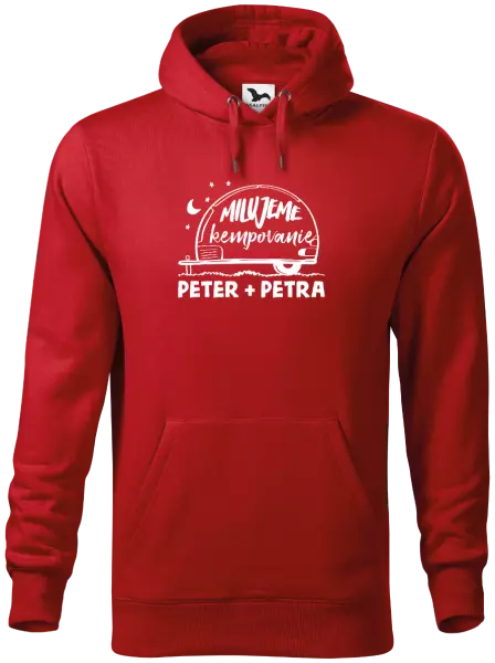 Pánska mikina Milujeme kempovanie