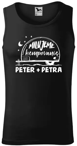 Pánske tielko Milujeme kempovanie