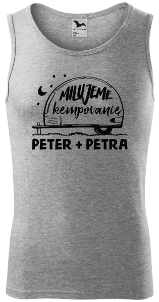 Pánske tielko Milujeme kempovanie