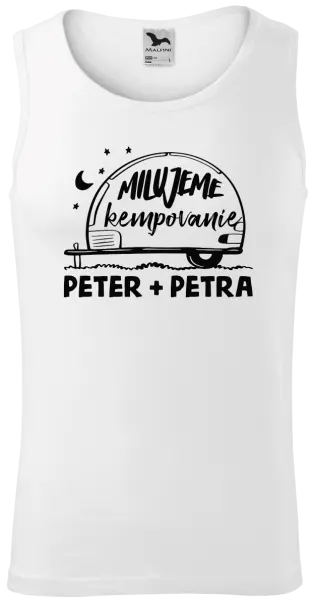 Pánske tielko Milujeme kempovanie