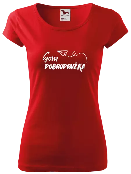 Dámske tričko Som dobrodružka