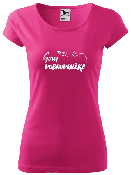 Dámske tričko Som dobrodružka