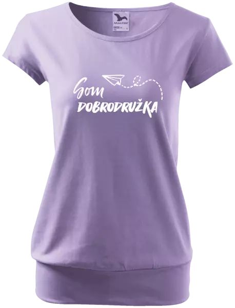 Dámske tričko Som dobrodružka