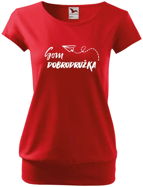 Dámske tričko Som dobrodružka