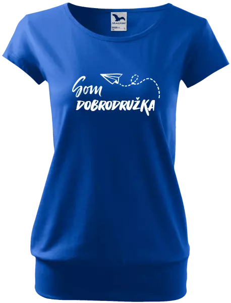 Dámske tričko Som dobrodružka