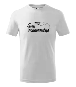 Detské tričko Som dobrodružka