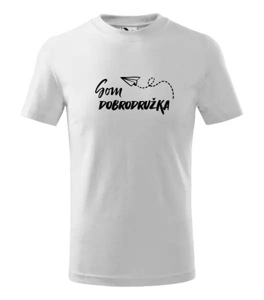 Detské tričko Som dobrodružka