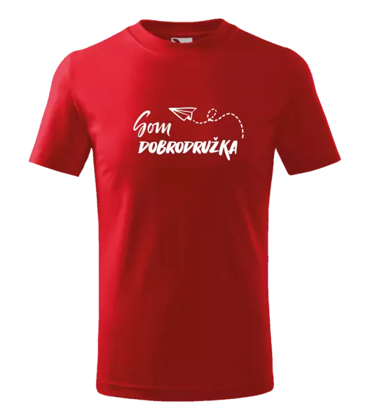 Detské tričko Som dobrodružka