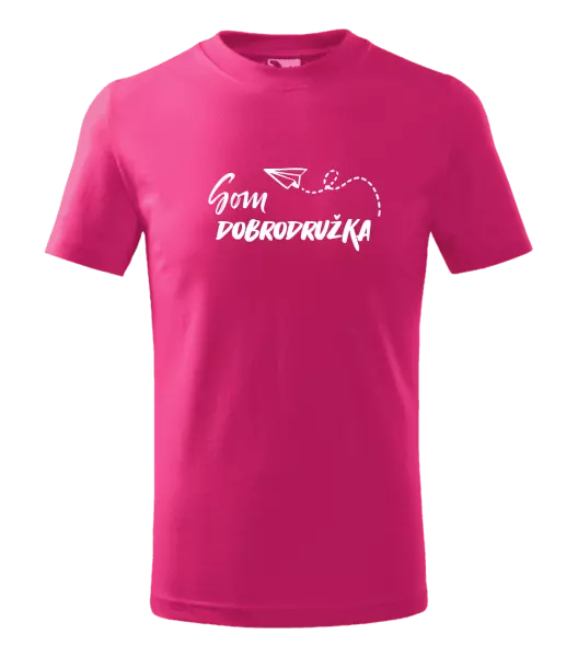 Detské tričko Som dobrodružka