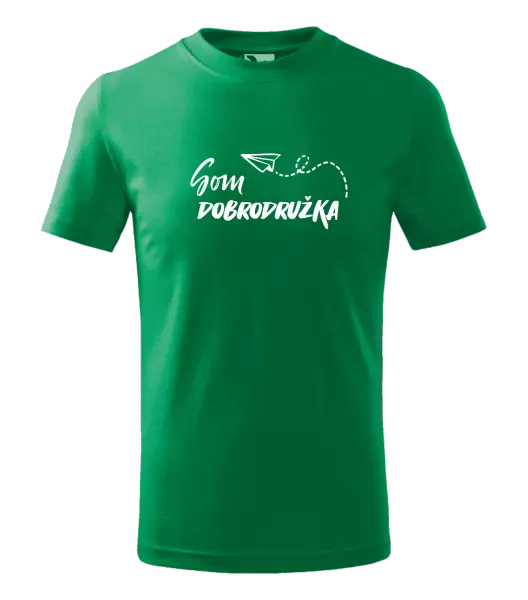 Detské tričko Som dobrodružka