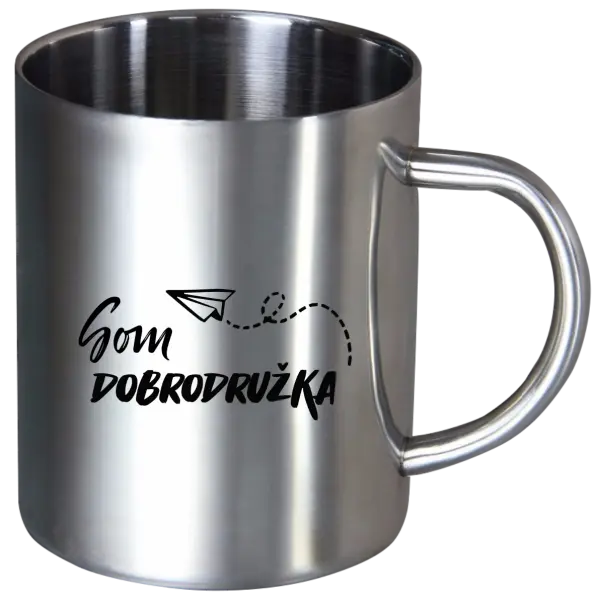 Nerezový hrnček Som dobrodružka