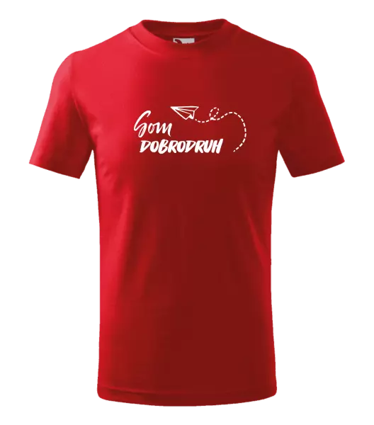 Detské tričko Som dobrodruh