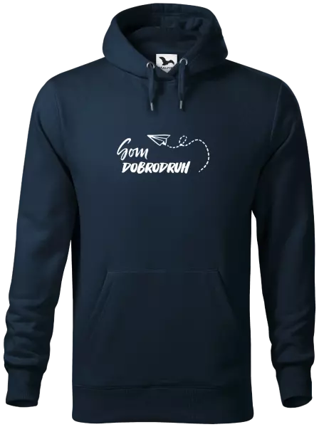 Pánska mikina Som dobrodruh