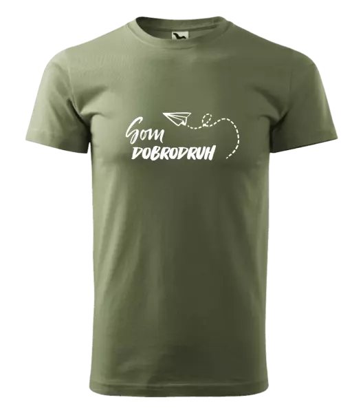 Pánske tričko Som dobrodruh
