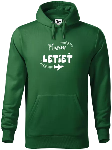 Pánska mikina Musím letieť