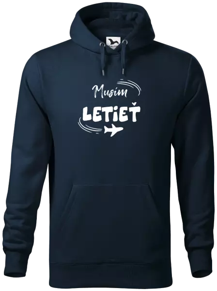 Pánska mikina Musím letieť