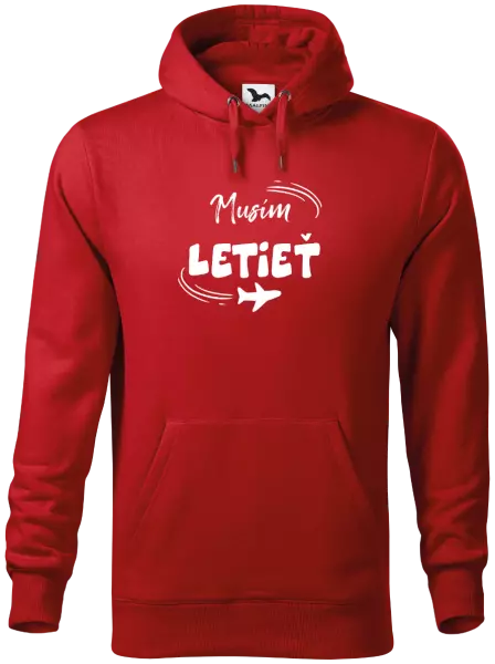 Pánska mikina Musím letieť