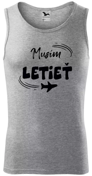 Pánske tielko Musím letieť