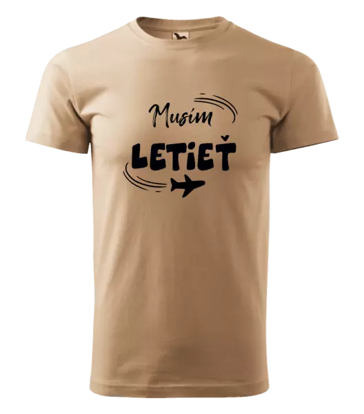 Pánske tričko Musím letieť
