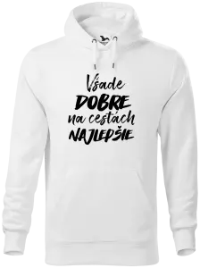 Pánska mikina Všade dobre na cestách najlepšie