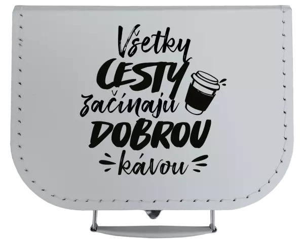 Kufrík Všetky cestky začínajú dobrou kávou