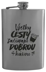 Ploskačka Všetky cestky začínajú dobrou kávou