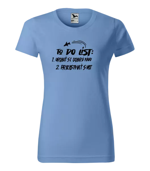 Dámske tričko To do list