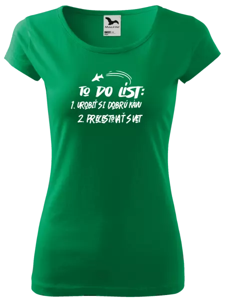 Dámske tričko To do list