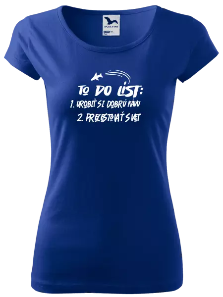 Dámske tričko To do list