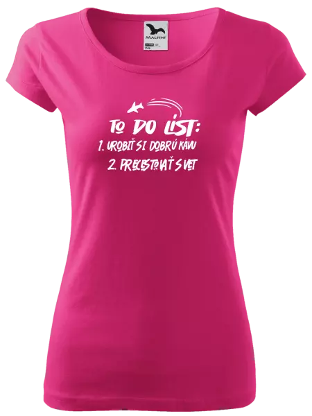 Dámske tričko To do list