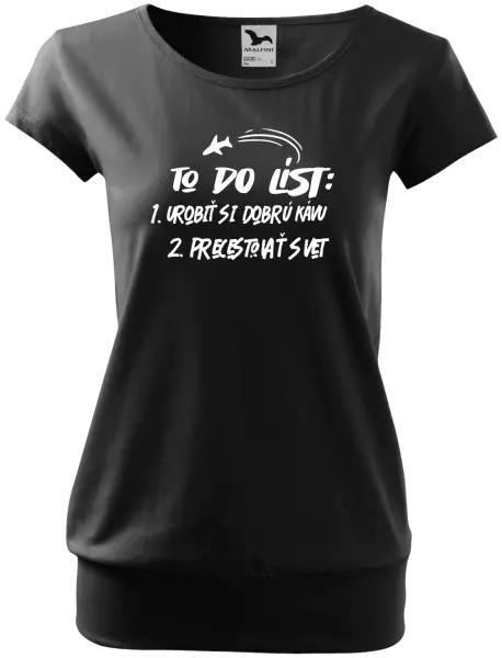 Dámske tričko To do list