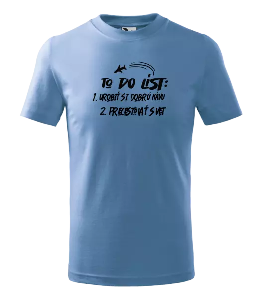 Detské tričko To do list