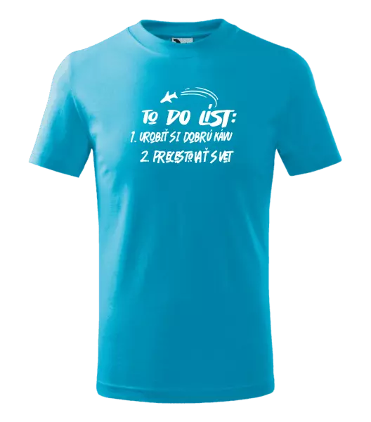 Detské tričko To do list