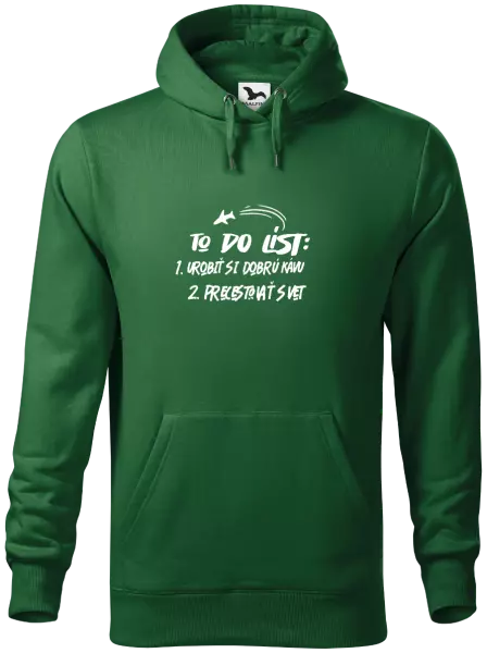 Pánska mikina To do list