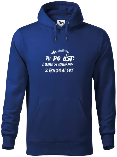 Pánska mikina To do list