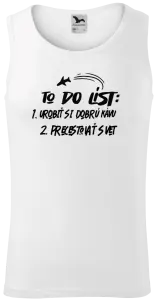 Pánske tielko To do list