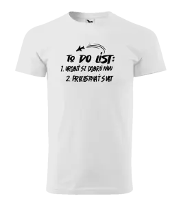 Pánske tričko To do list